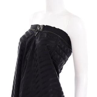 Jean Paul Gaultier Vintage Black Stripe Skirt Dress