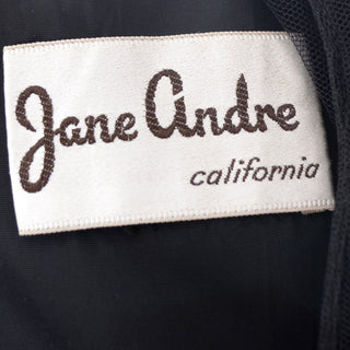 1940's Vintage Jane Andre Dress with Illusion Bodice - Dressing Vintage
