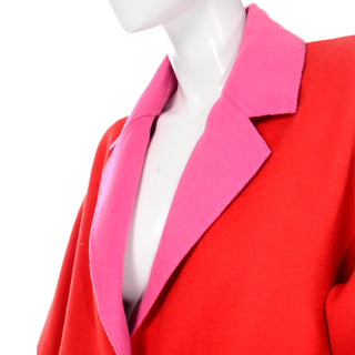 Kate Spade Red and Pink Coat jacket w pockets