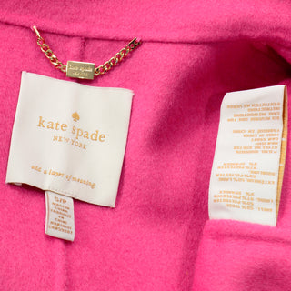 Kate Spade Red and Pink Coat Small