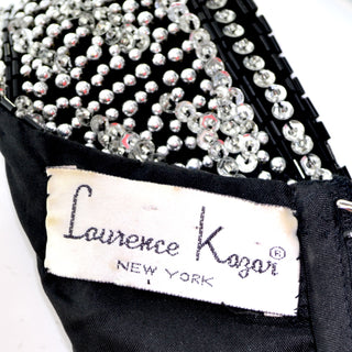 Laurence Kazar Dress Vintage Beaded Evening Gown - Dressing Vintage
