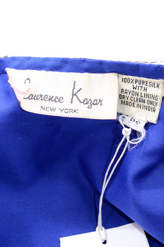 Colorful Laurence Kazar Beaded Silk Cropped Vintage Jacket