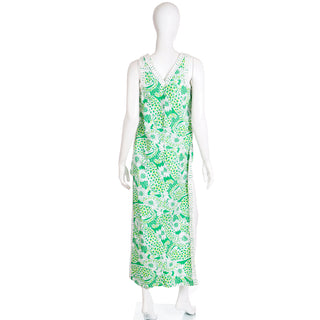 1970s Lilly Pulitzer Green Leopard Print Tunic W Short Shorts Rare design