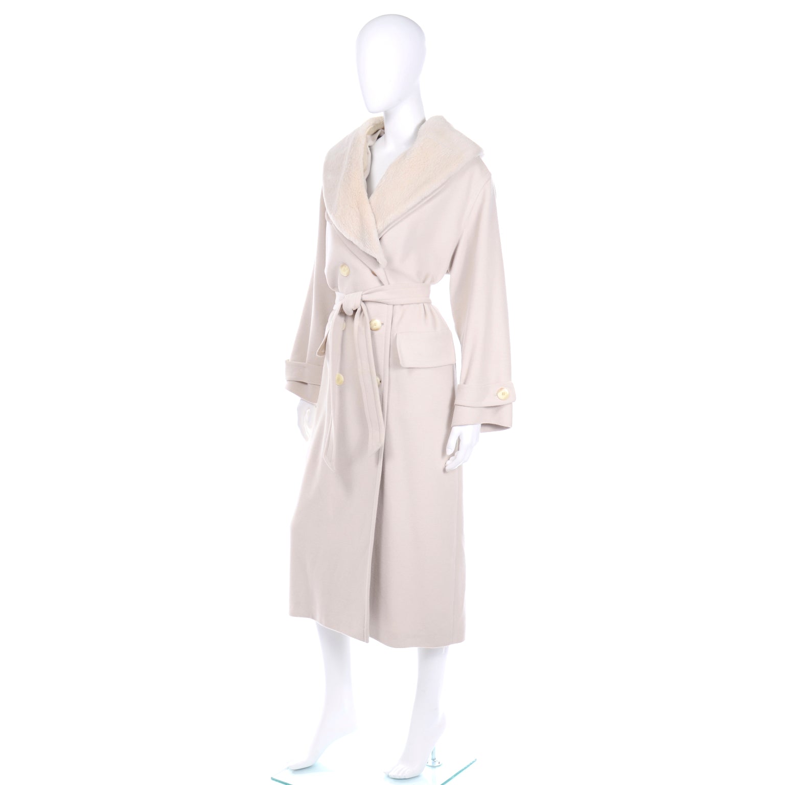 Louis Feraud Trench Coat - Neutrals Coats, Clothing - WLOFE24984