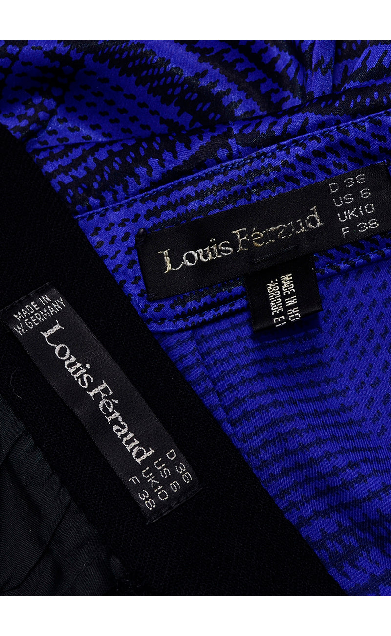 Louis Feraud T-Shirt Blue Medium, Luxury, Apparel on Carousell