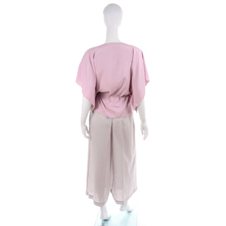 1980's Pink & Grey Two Piece Loungewear Set Size S/M