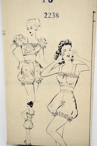 1940s Chicago Tribune Mail order 2238 Bloomers Pattern 