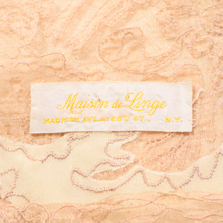 1930s Maison de Linge Candlelight Gold Silk Vintage Nightgown XXL