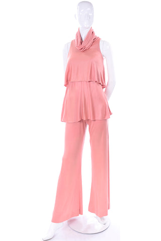 Adri Mary Adrienne Steckling Coen Vintage Coral Pink Pants Outfit 