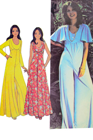 McCalls 5985 Marlo Thomas Palazzo Jumpsuit pattern 1970s