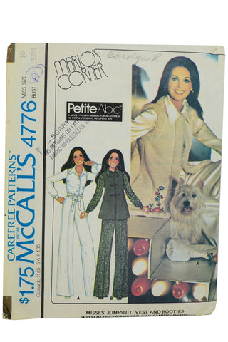 McCalls 4776 Marlos Corner Jumpsuit Pantsuit pattern 1970s