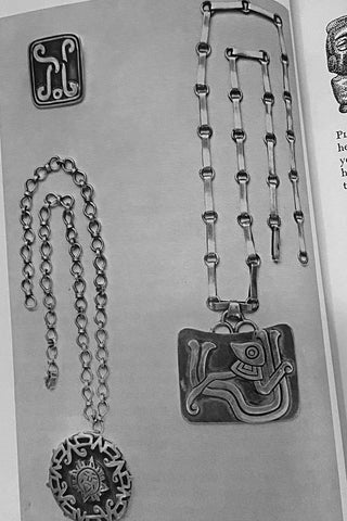 Vintage 1963 jewelry book Mexican Jewelry by Mary L. Davis and Greta Pack Resource vintage jewelry