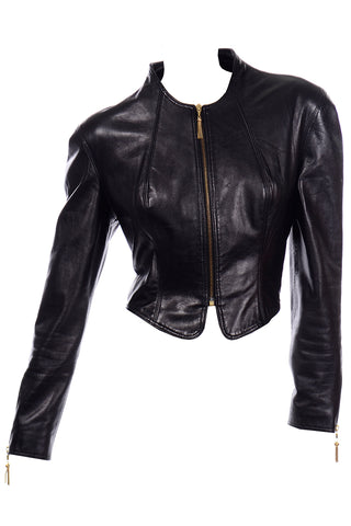 Michael Hoban North Beach Leather Vintage Black Jacket