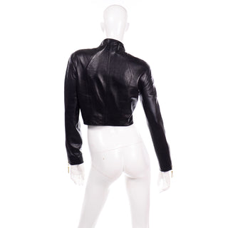 Michael Hoban North Beach Leather Vintage Black Jacket 80s