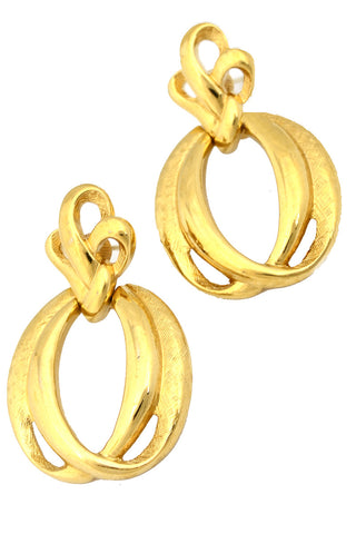 Monet Vintage Gold earrings