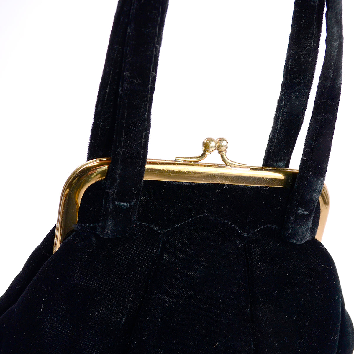 Vintage mm Morris Moskowitz Black Pure Silk Evening Bag