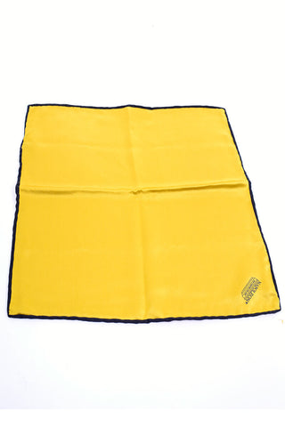 Napoleon gold yellow vintage silk pocket square