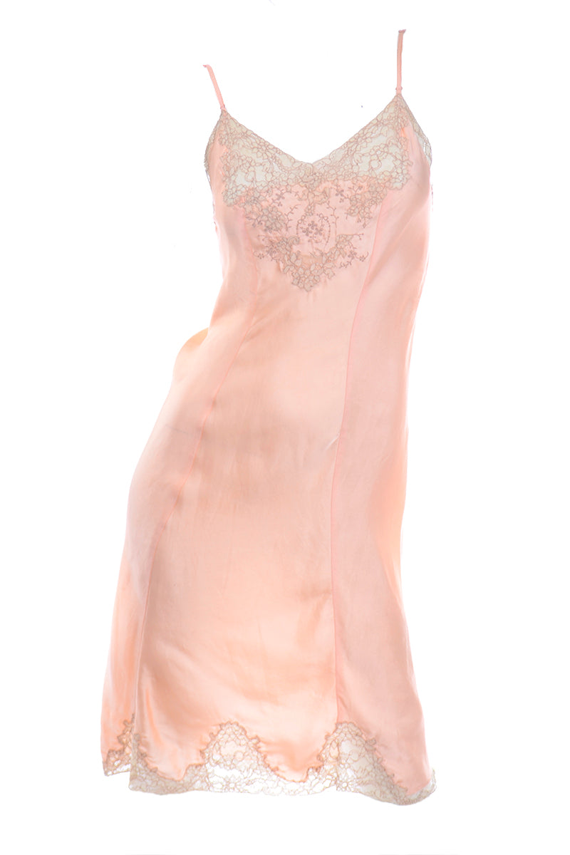 Vintage Louis Féraud Hot Pink Textured Floral Silk Dress, Circa 1980s —  portmanteau new york