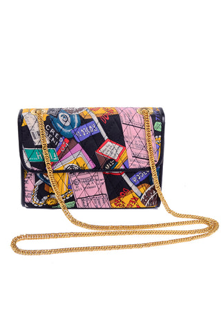 Vintage Nicole Miller Novelty Shopping Theme Handbag