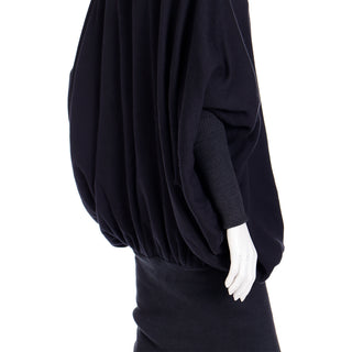 1985 Vintage Norma Kamali Sweatshirt Dress Cocoon Style