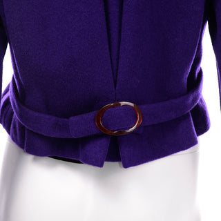 Norma Walters Deadstock Vintage purple jacket adjustable