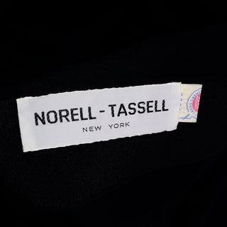 Norell Tassell Vintage Gold Sequin Dress