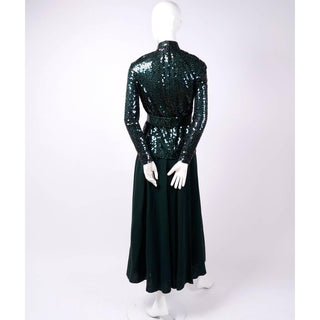 Norman Norell vintage dress with sequins