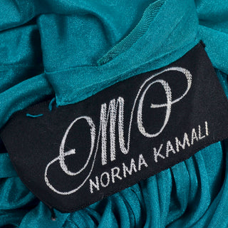 70s Rare Norma Kamali OMO Vintage Silk Butterfly Dress