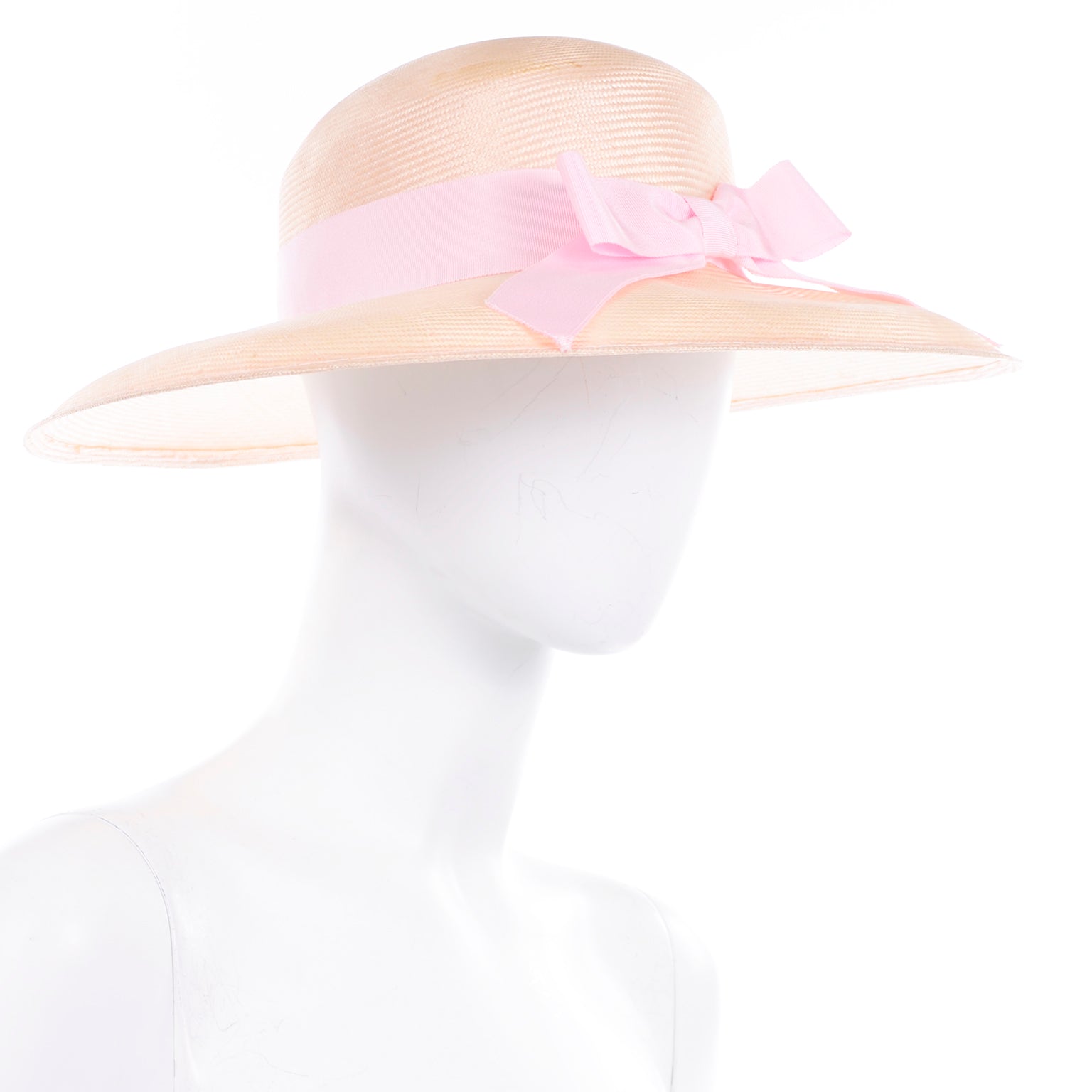 Wynken - Wave Floral Hat Pale Pink - 54/58 cm - Pink