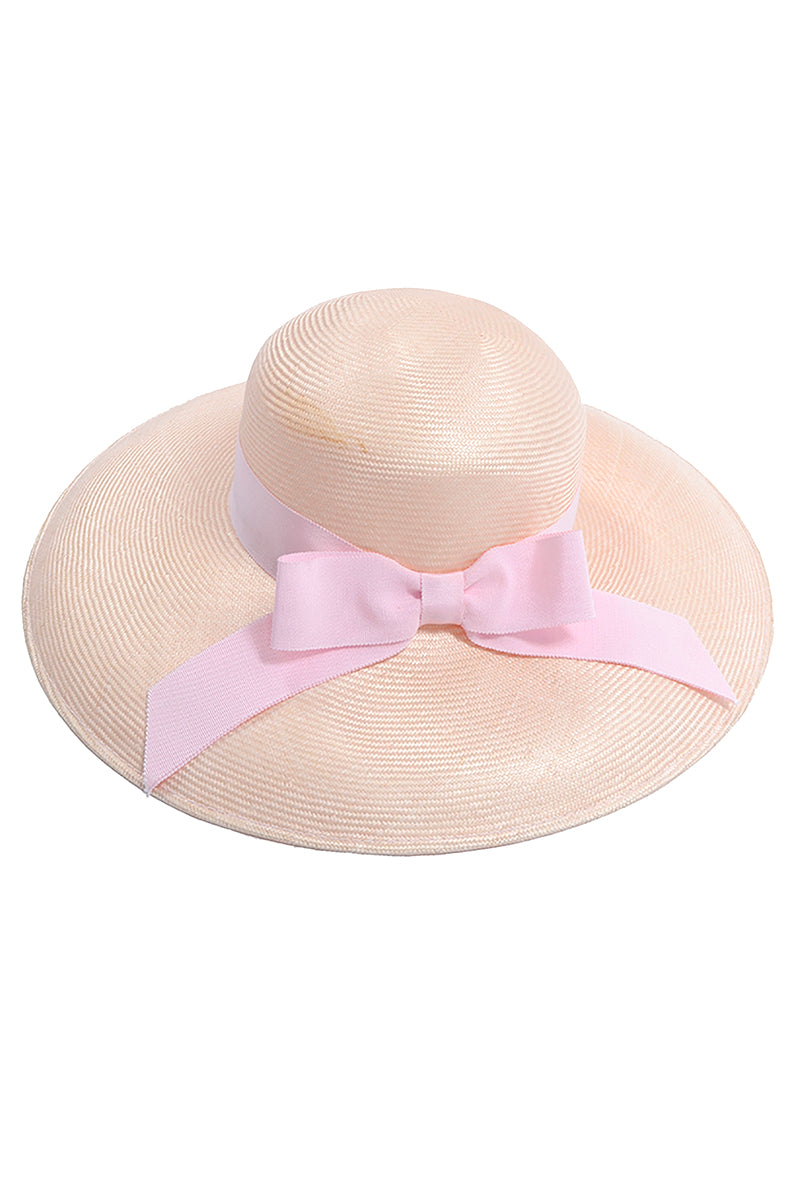 light pink la hat