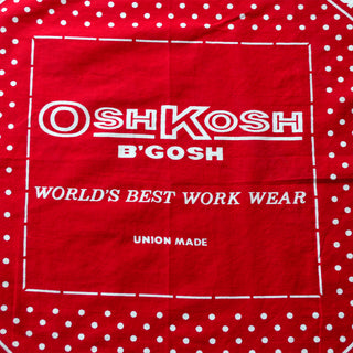 OshKosh B'Gosh Red & White Polka Dot Cotton Bandana Scarf