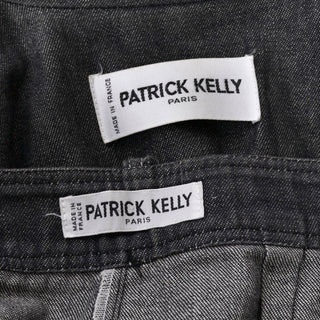 1980s Patrick Kelly Shorts Jacket Suit in Denim