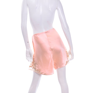 1930s Pink Silk High Waisted Tap Pants