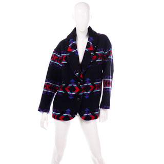 Vintage Wool Pendleton Blanket Coat Jacket