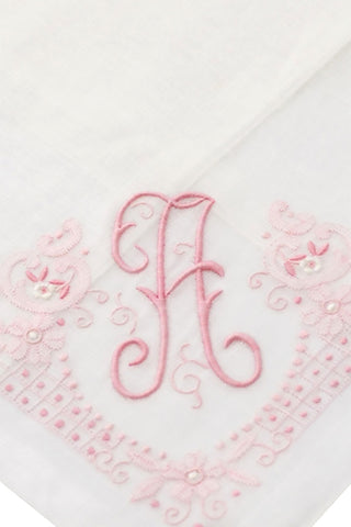 Monogrammed-Pink-A-Vintage-Handkerchief