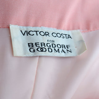 Victor Costa Dress 1980s Bergdorf Goodman