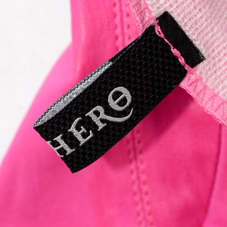 Made in France Aphero Hot Pink Lambskin Leather Jacket