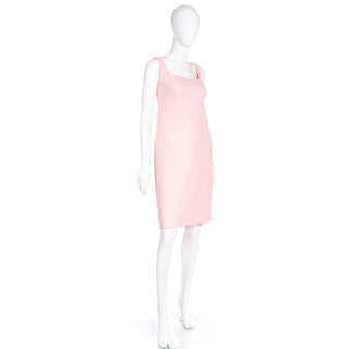 2000s Pink Ralph Lauren Empire Waist Sleeveless Dress Size M