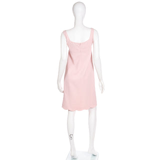 2000s Pink Ralph Lauren Empire Waist Sleeveless Dress Sz Medium