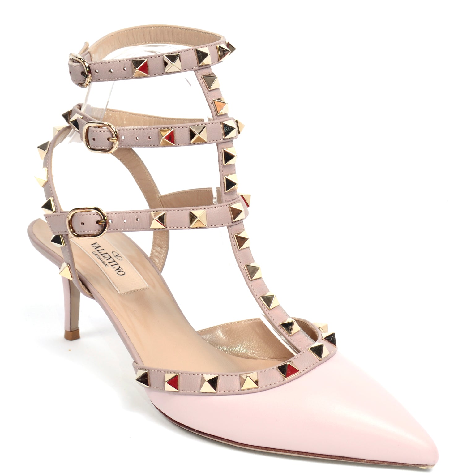 Water rose valentino heels Clearance