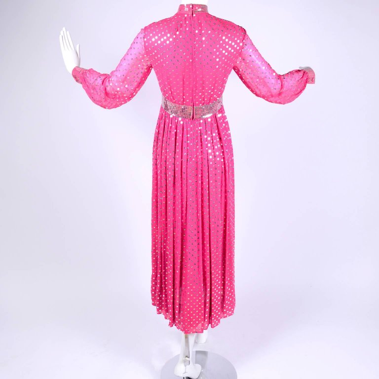 norman norell sequin dress The Original : NORMAN NORELL'S hand sewn sequined silk jersey mermaid gown from the early 1960's at THE MET SHOW