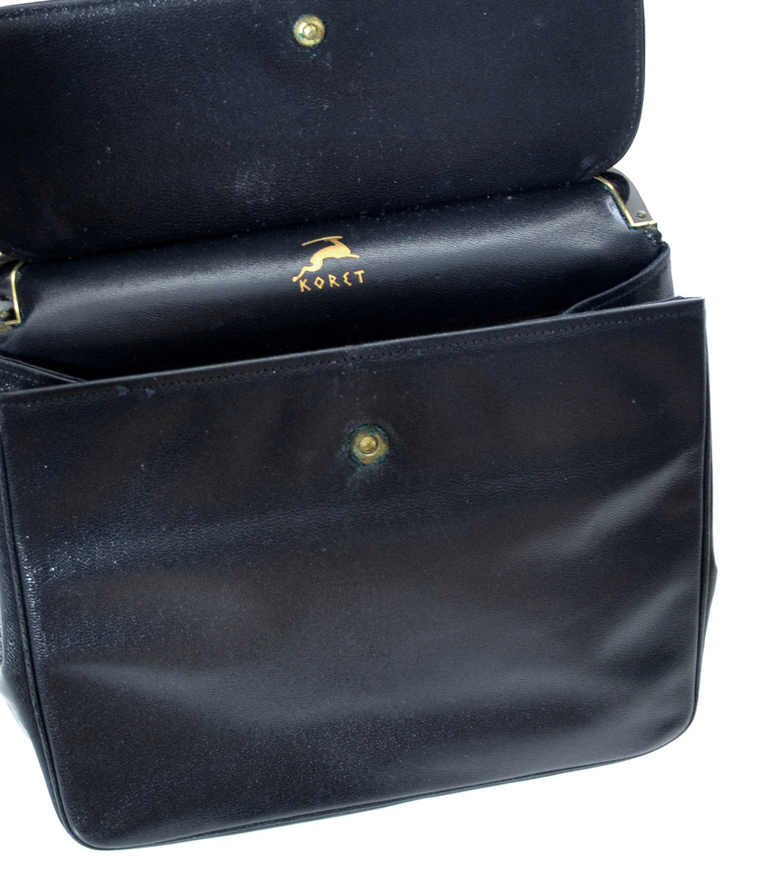 Extremely Rare, Vintage Pleated Black Satin Gucci Evening Bag