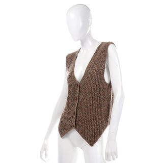 Vintage Anne Klein Knit V Neck Sweater Vest