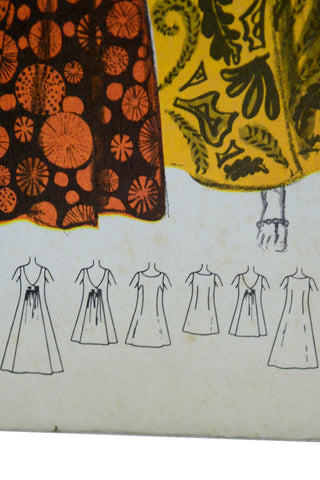 Polynesian Pattern 204 Muu Muu Vintage Dress