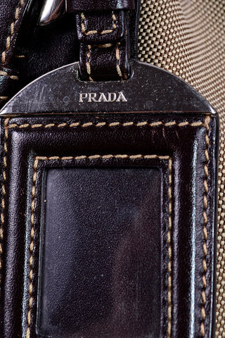 Vintage Prada Milano Dal 1913 Vintage Top Handle Handbag Hang Tag