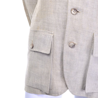 Vintage Ralph Lauren Linen Jacket Safari