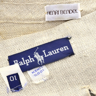 Ralph Lauren Henri Bendel Vintage Linen Jacket - Dressing Vintage