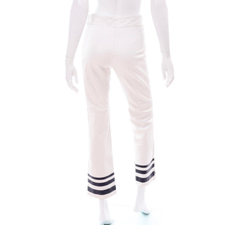 Ralph Lauren Nautical White Leather Pants w/ Original Tag