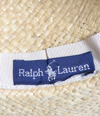Ralph Lauren Straw Wide Brimmed vintage hat - Dressing Vintage
