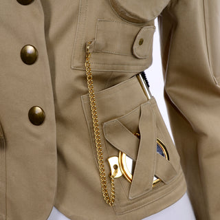 Franco Moschino Couture 1991 Runway Survival Jacket